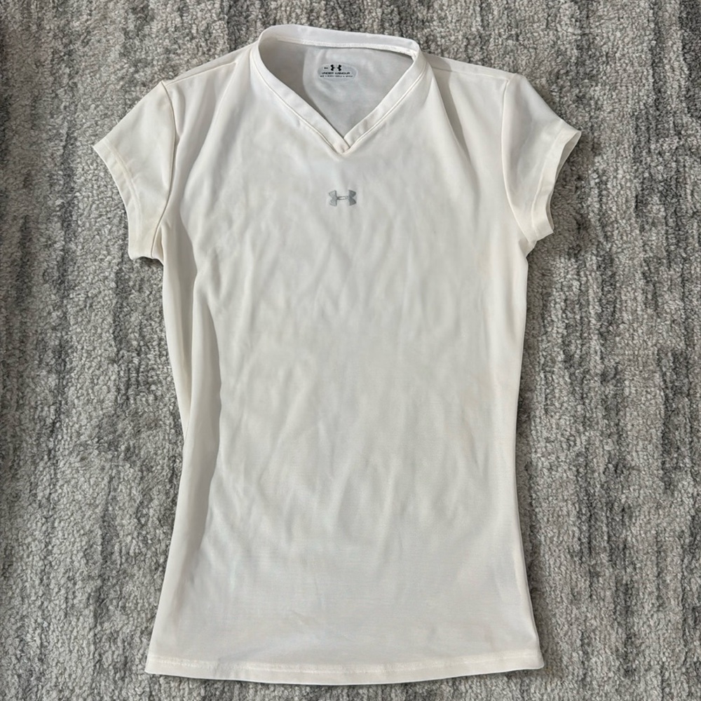 White Under Armour v-neck